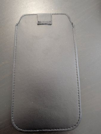 Smartphone Tasche (Universal Pull & Push Tab schwarz)