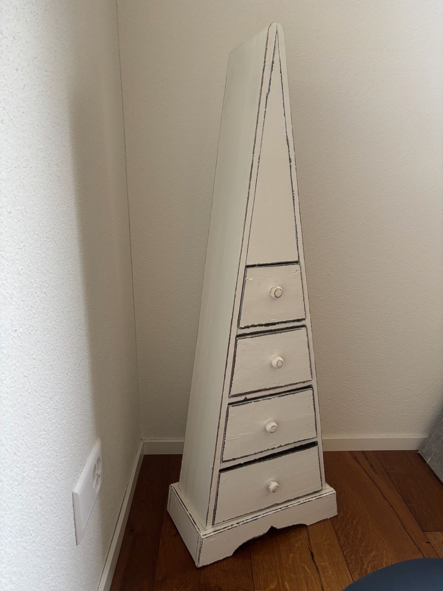 Kommoden: Shabby Chic Möbel (Pyramide mit Schubladen) – Gebraucht aus Bubikon von styldical 1