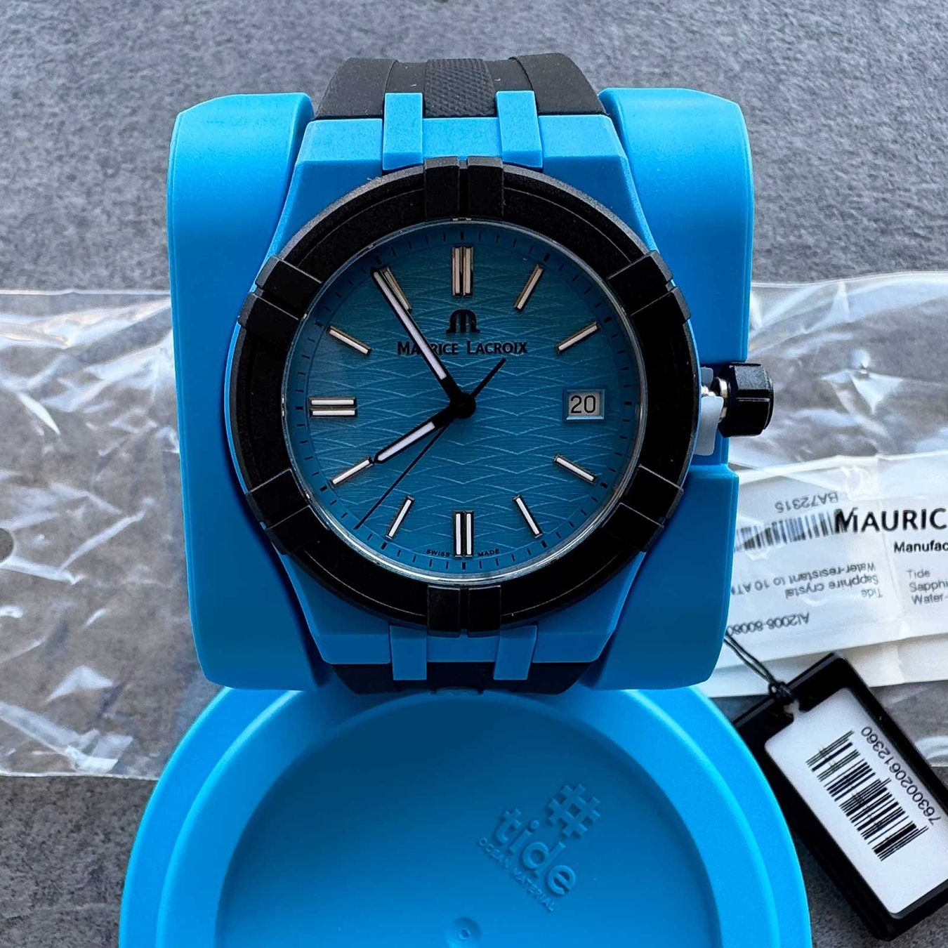 Maurice Lacroix Uhren: Maurice Lacroix Aikon #Tide Blau/Schwarz – Neu und originalverpackt aus Immensee von svs_gsm7 1