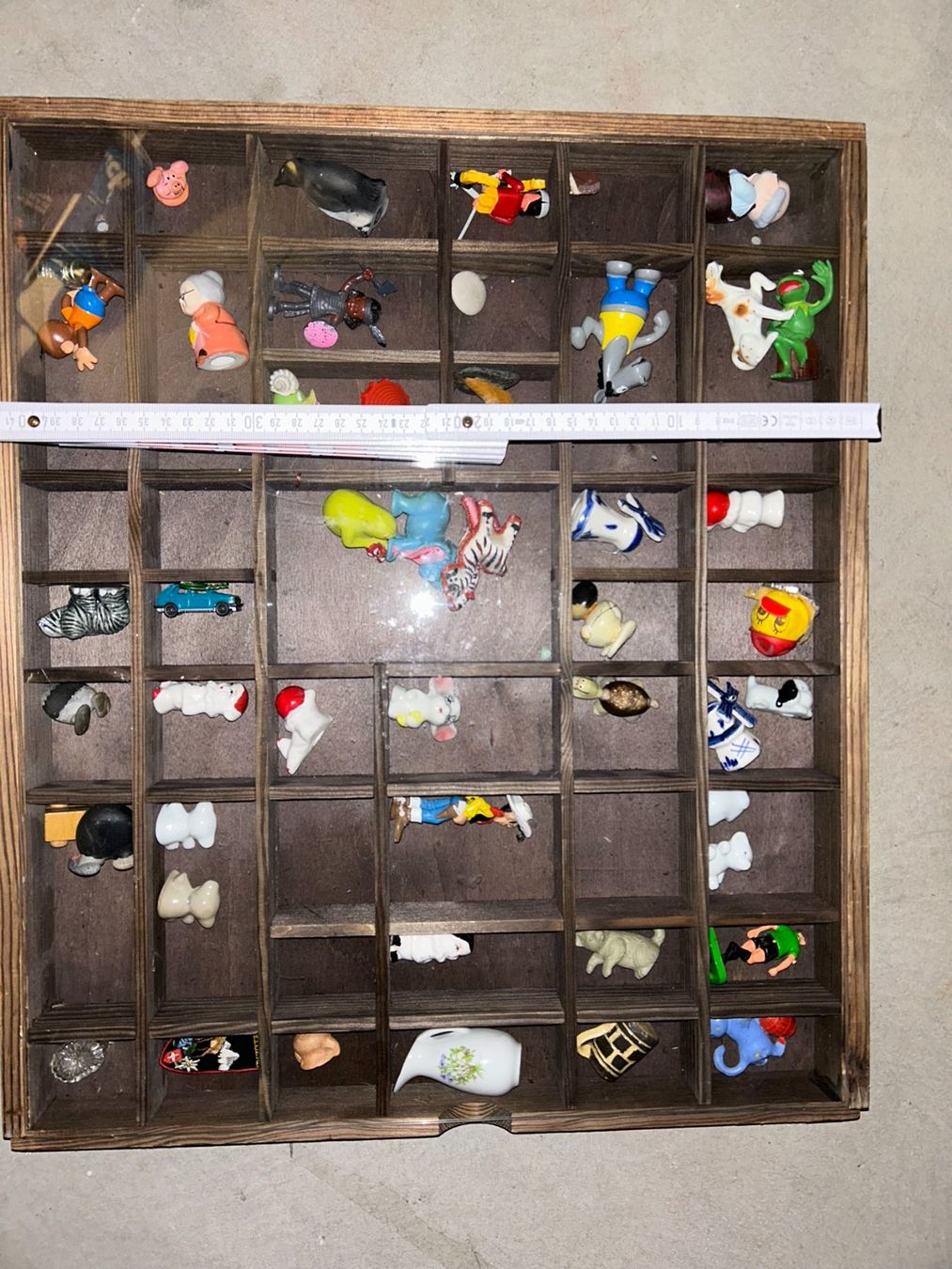 Vetrine: Setzkasten - Vitrine mit Fächern - Schaukasten – Usato da Küsnacht ZH venduto da filo_fila8700