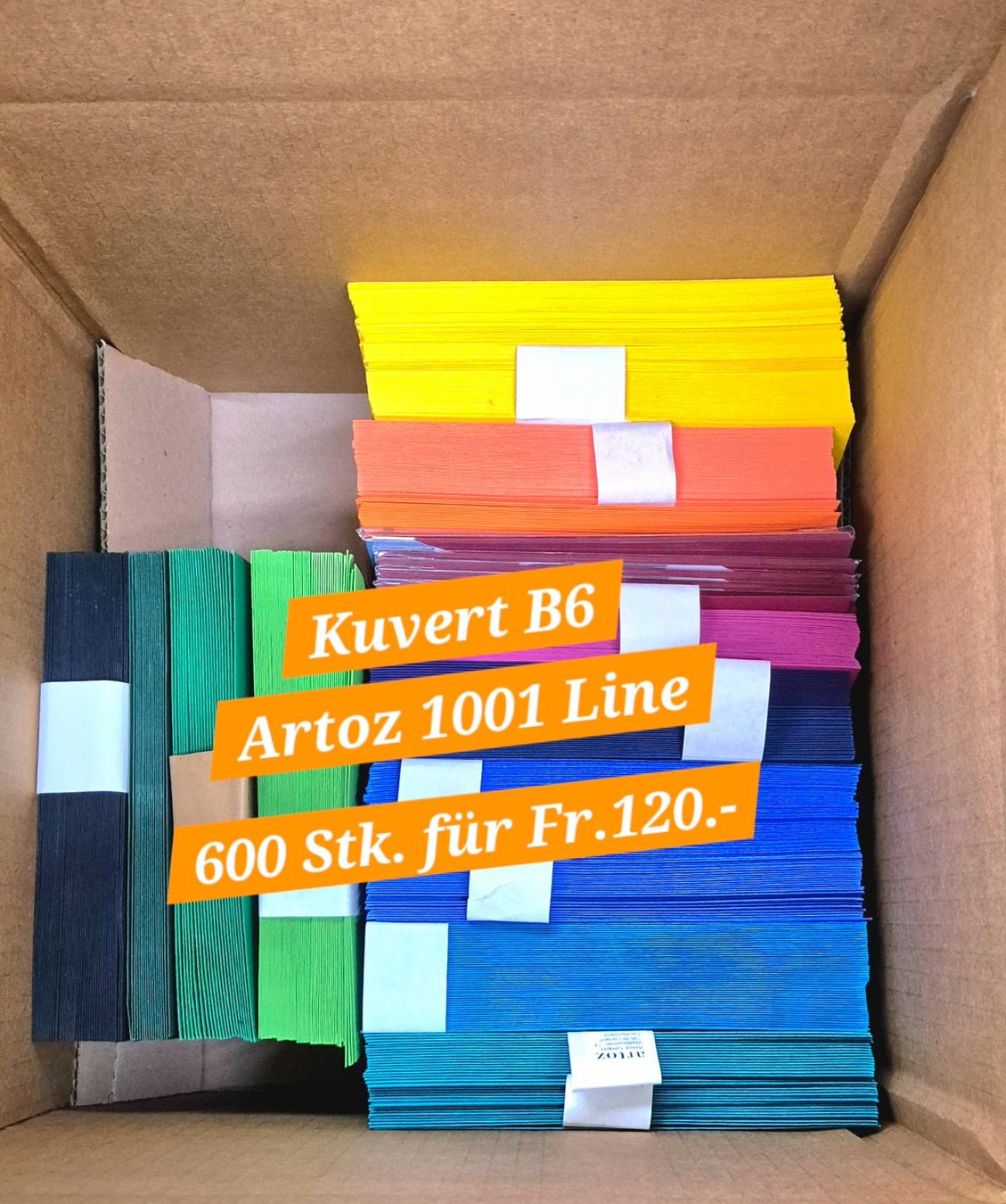 Enveloppes & pochettes d'envoi: 600 Kuverts B6 von Artoz – D'occasion à Oberbipp par Stella470