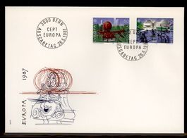 1987, FDC, Europa (Nr. 748–749)