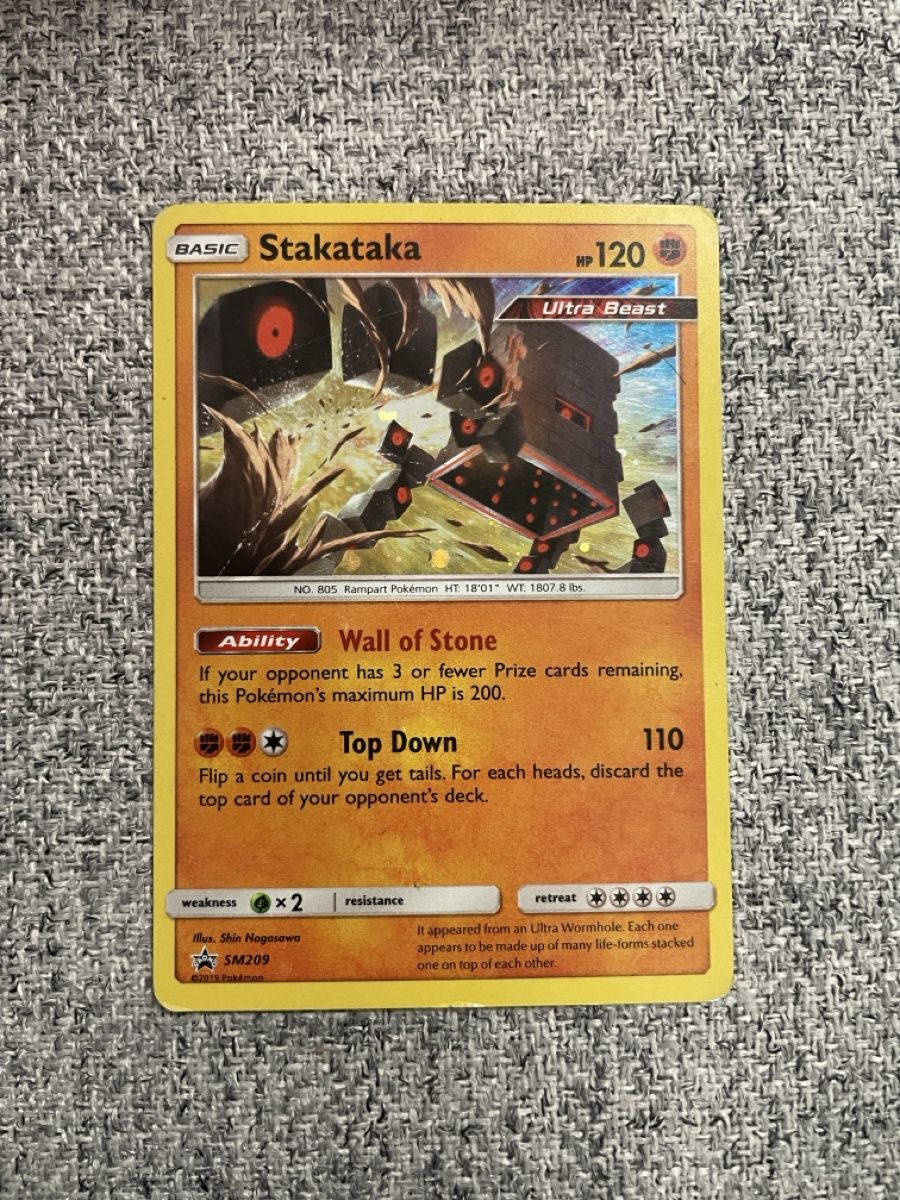 Pokémon Carte collezionabili: Pokemon Karte Stakataka SM209 – Nuovo (secondo la descrizione) da Opfikon venduto da ZDem