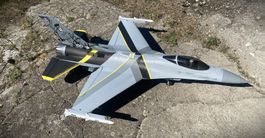 FMS F-16C V2 Custom Belgien, 70mm EDF Pro,HSD Brakes