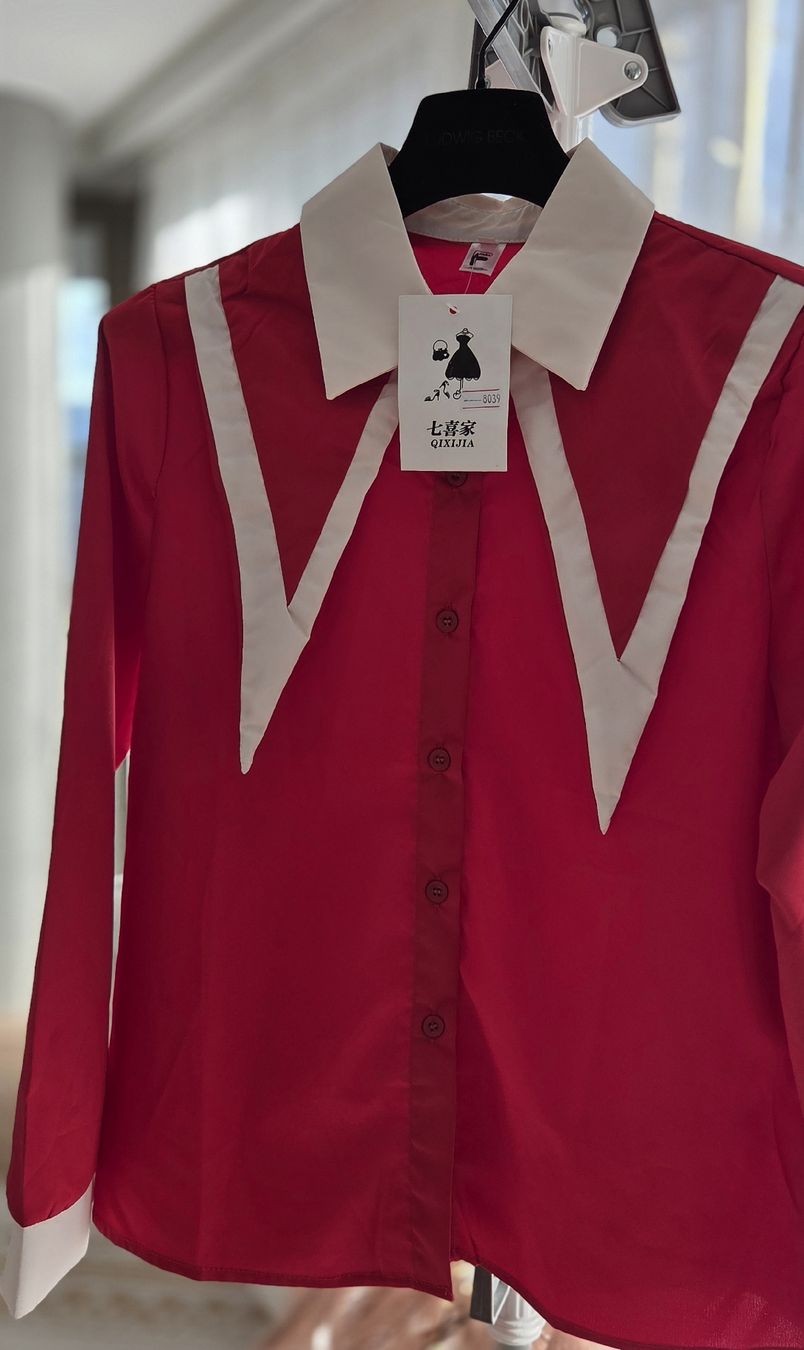 Camicette: Red/Fuchsia Shirt – Nuovo e nell'imballaggio originale da Rotkreuz venduto da ana_djp2