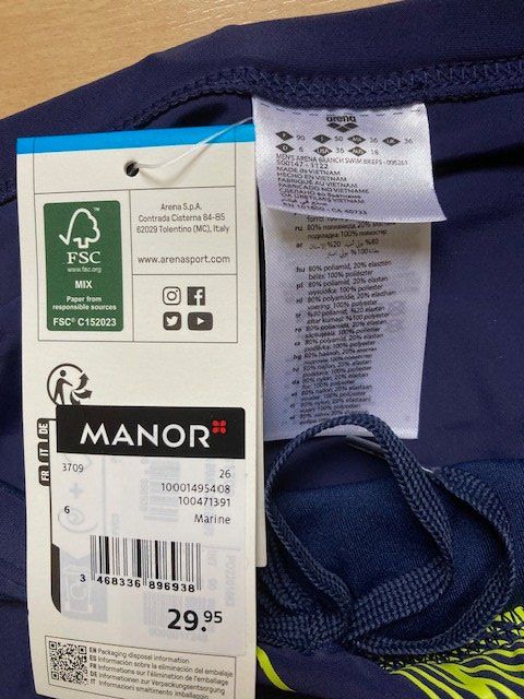 Arena Costumi da bagno: Arena Badeslip / Badehose NEU – Nuovo e nell'imballaggio originale da Cham venduto da I7I7 2