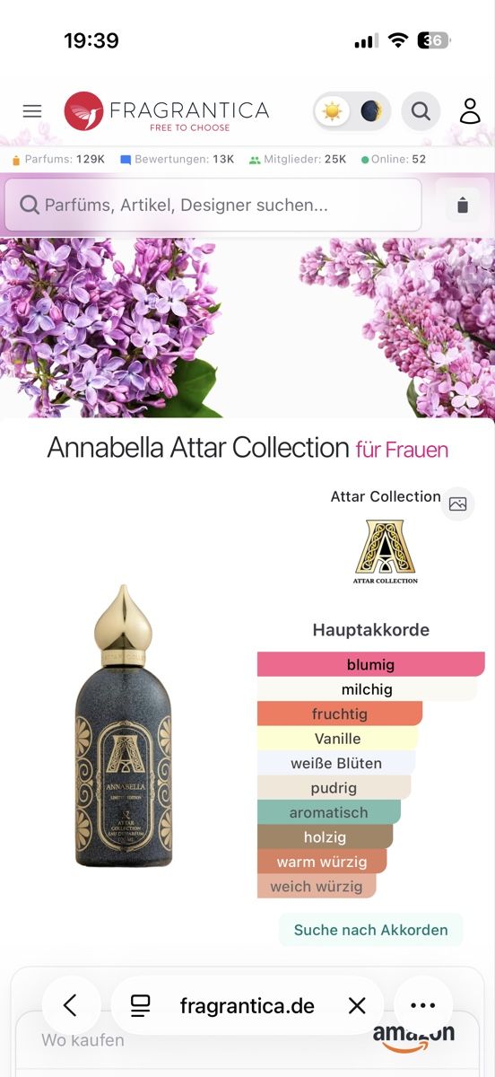 Parfums & Eau de Toilette: Annabela Attar Collection, 2 ml – D'occasion à Sursee par nri_sbv9 1