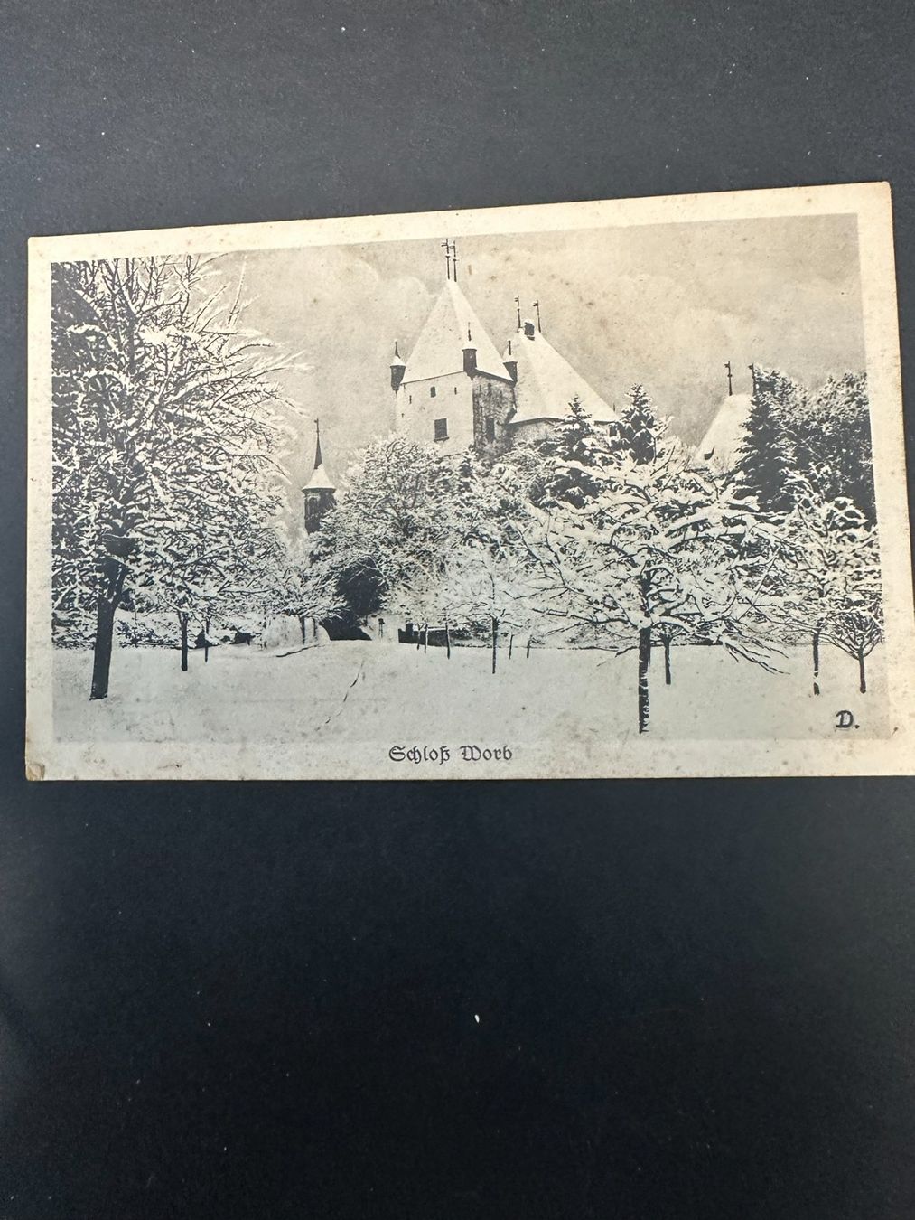 Cartoline postali: Schloss Worb, 1910er-Jahre – Usato da Lyssach venduto da Zsag