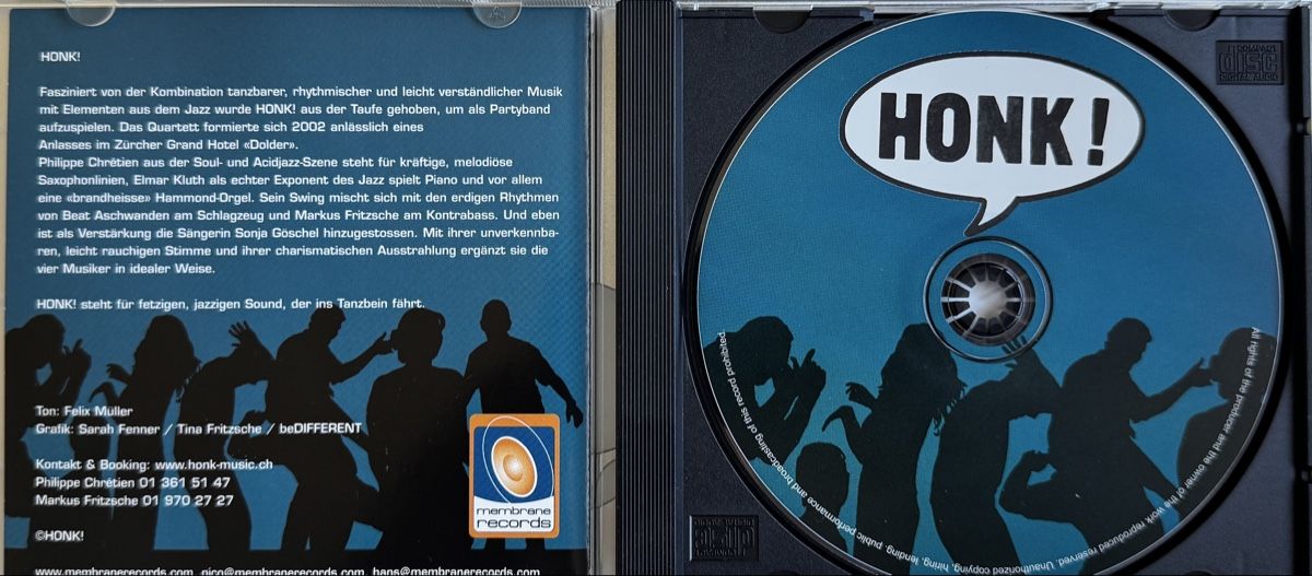 CD: CD HONK! - HONK! – Usato da Zürich venduto da tomakomai 2
