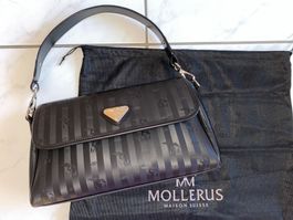 MAISON MOLLERUS Schultertasche Gurt Tasche Auwil schwarz Neu