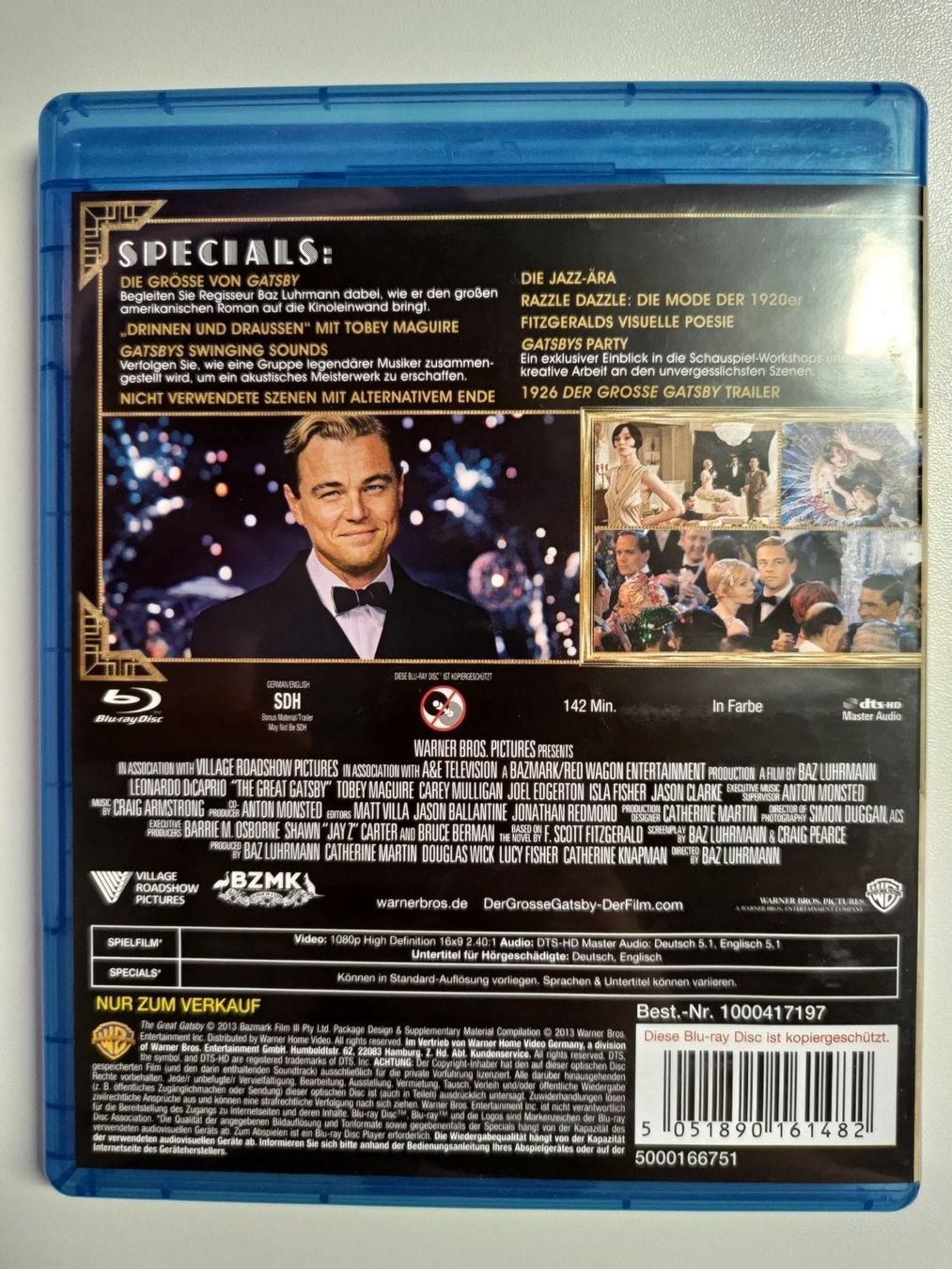 Alle DVDs: Der Grosse Gatsby – Gebraucht aus Liestal von Kratzilla 2