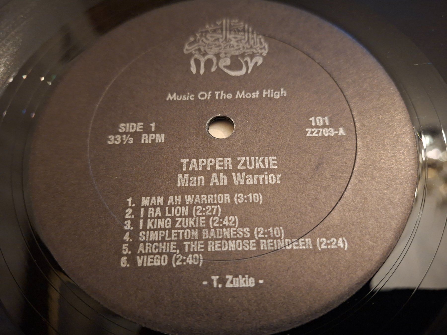 Dischi in vinile: Reggae LP - Tapper Zukie - Man Ah Warrior – Usato da Bernex venduto da Wannabehasbeen01 2