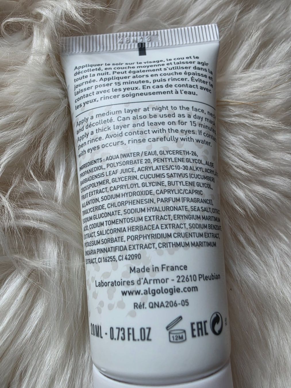 Cura del viso: Algologie Night Mask (neu) – Nuovo e nell'imballaggio originale da Stäfa venduto da flamingo_17 3