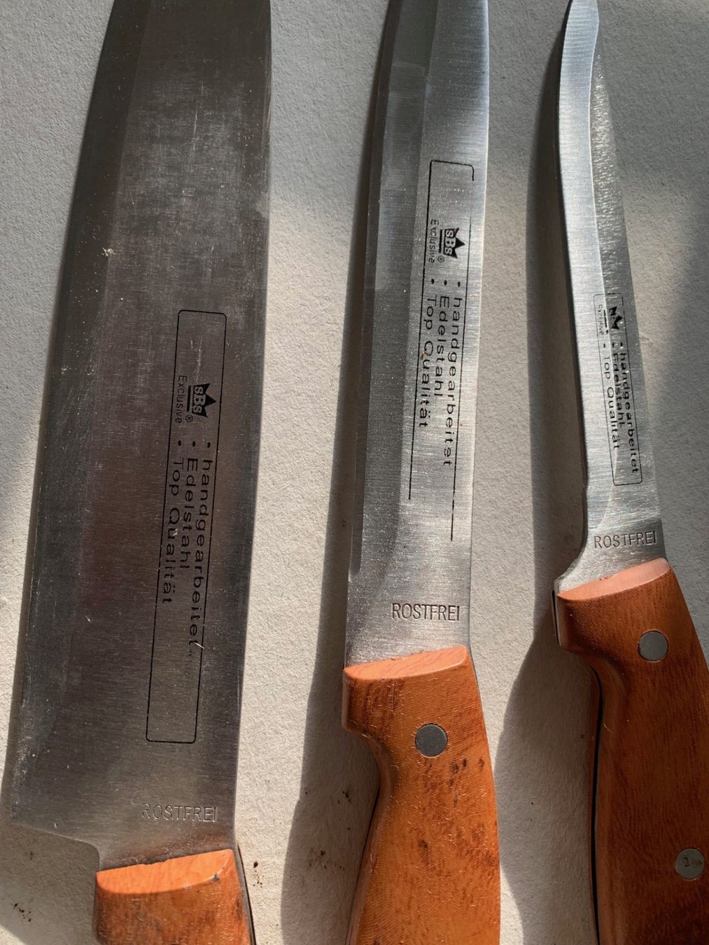 Küchenmesser: Wüsthof SBS Solingen Messerblock Set, 10-teilig, Top Zustand – Gebraucht aus Emmen von newdeal1970 9