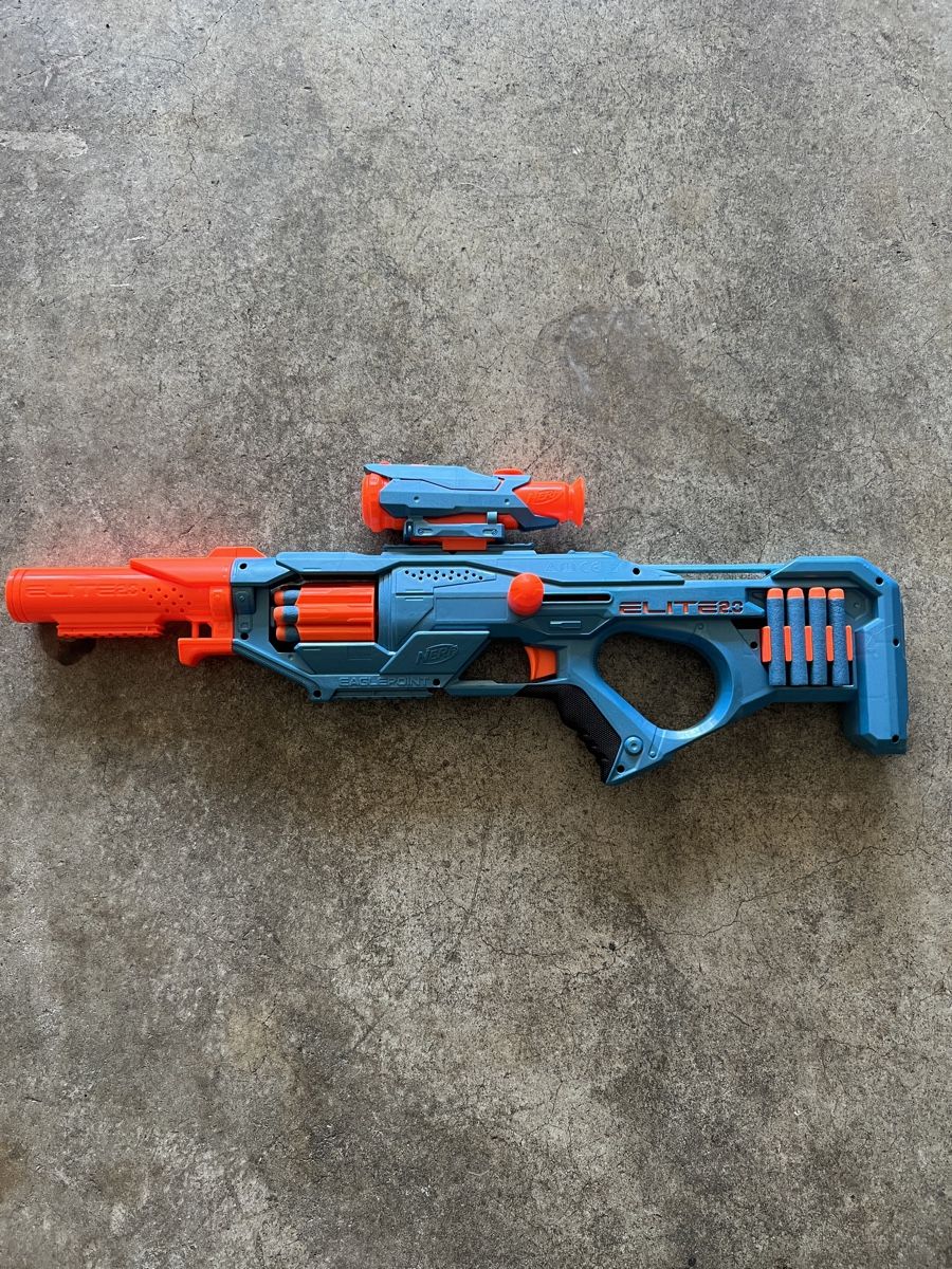 Nerf Spielzeuge: Nerf Elite 2.0 Eaglepoint, guter Zustand + 2 packungen Nerfs – Gebraucht aus Weinfelden von