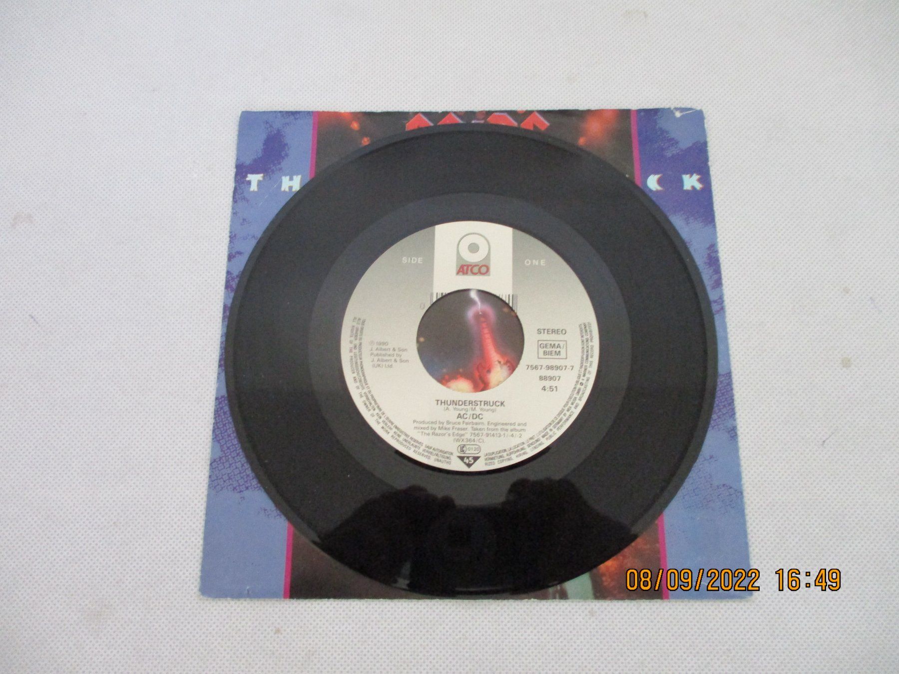 Vinyles: AC/DC – Thunderstruck / Single – D'occasion à Liestal par Disc-Point 2