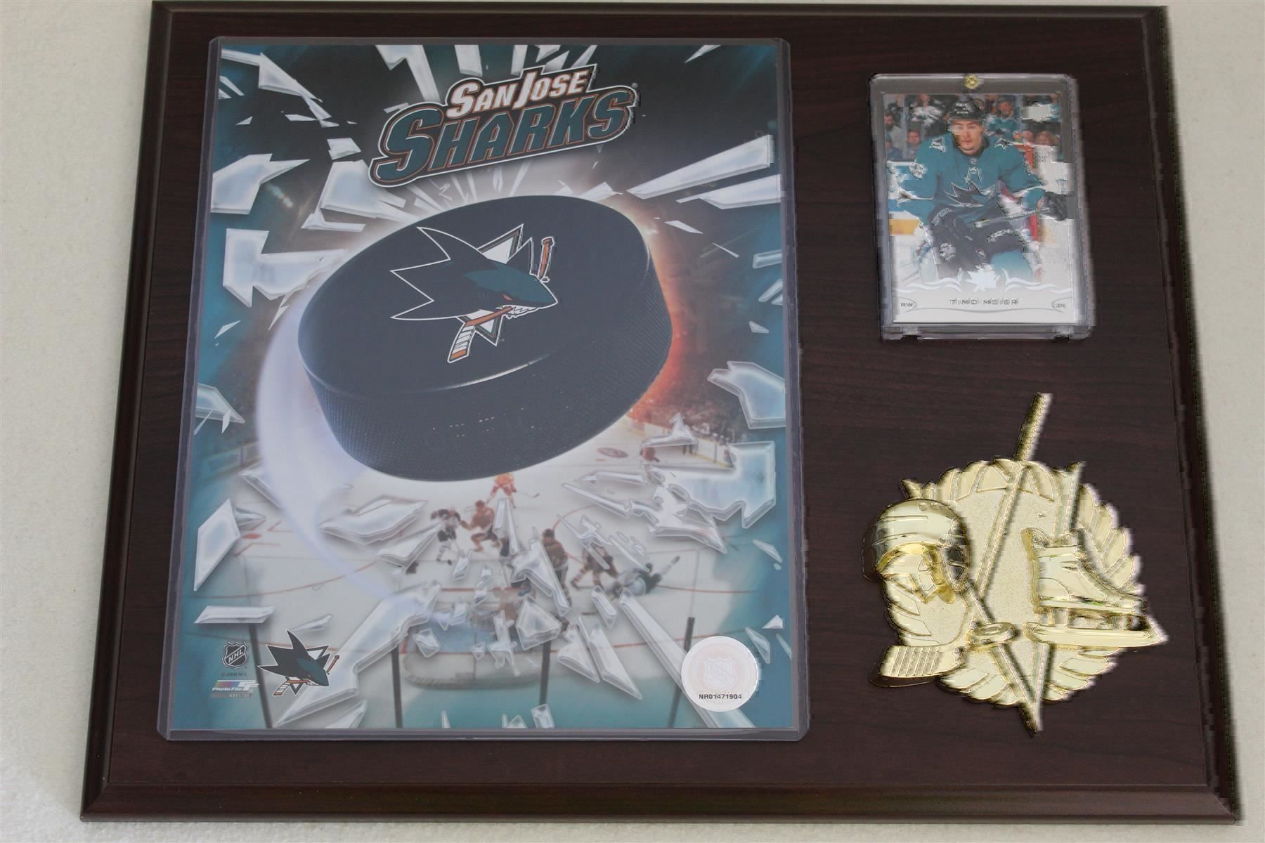 NHL Carte collezionabili: NHL Timo Meier San José Sharks Plakette – Nuovo e nell'imballaggio originale da Reinach BL venduto da RetroGamesSportsMore 6