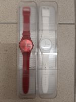 3 Swatch Uhren. Rot und weiss (neu) grün (gebraucht) 60 CHF