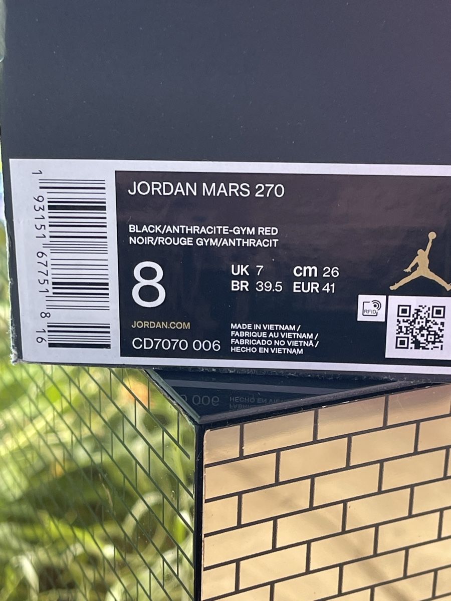 Jordan Scarpe per ragazzi: Nike Jordan Mars 270 US 8 / EU 41 – Usato da Zug venduto da zgdunks 9