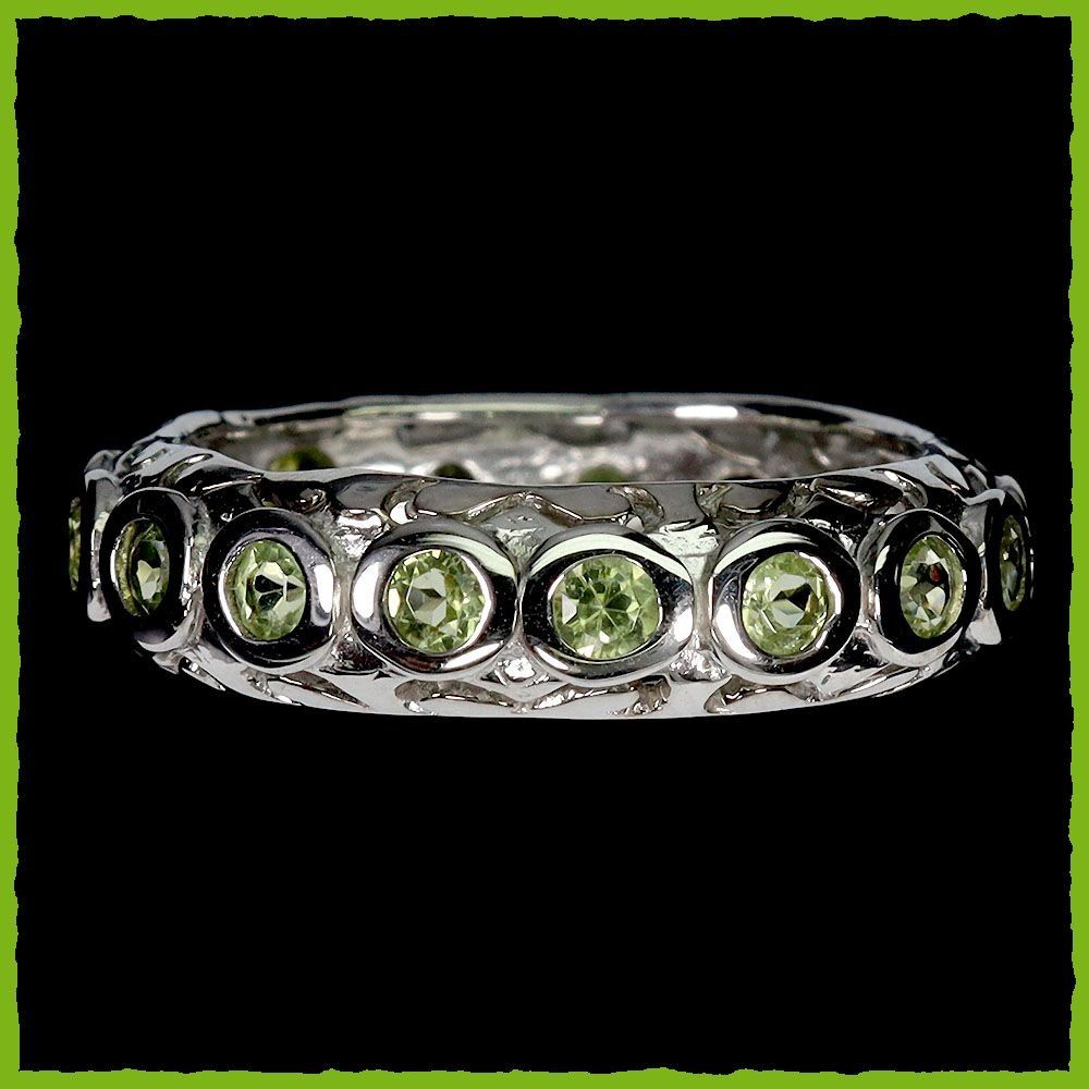 Anelli: Peridot Ring 925 Silber – Nuovo e nell'imballaggio originale da Oberglatt ZH venduto da Goldfee1 1