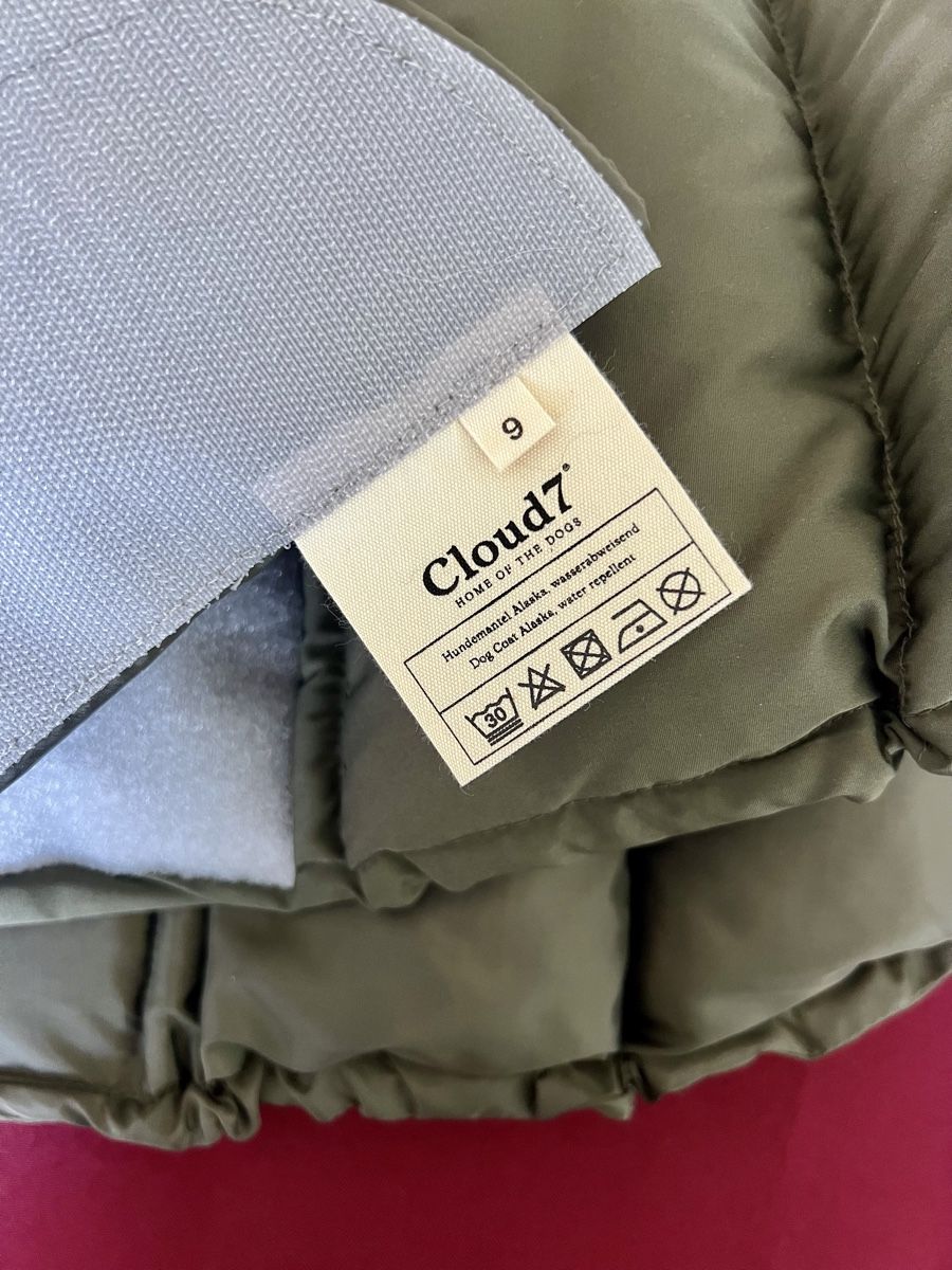 Cloud7 Abbigliamento: CLOUD7 Hundemantel Alaska Olive Grösse 9 – Nuovo e nell'imballaggio originale da Zürich venduto da MomoK5 3