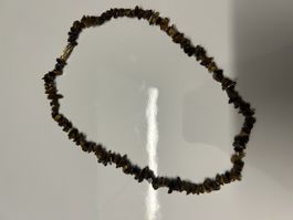 Halskette Tigerauge Steinkette