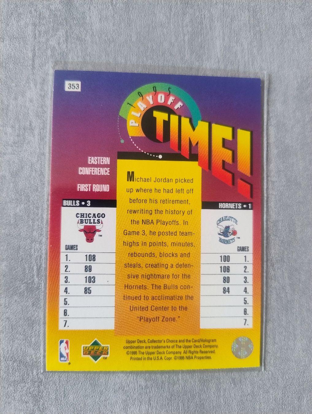 Nba Carte collezionabili: NBA Michael Jordan Playoff Time  – Nuovo (secondo la descrizione) da Martigny venduto da jul_7s5x 1