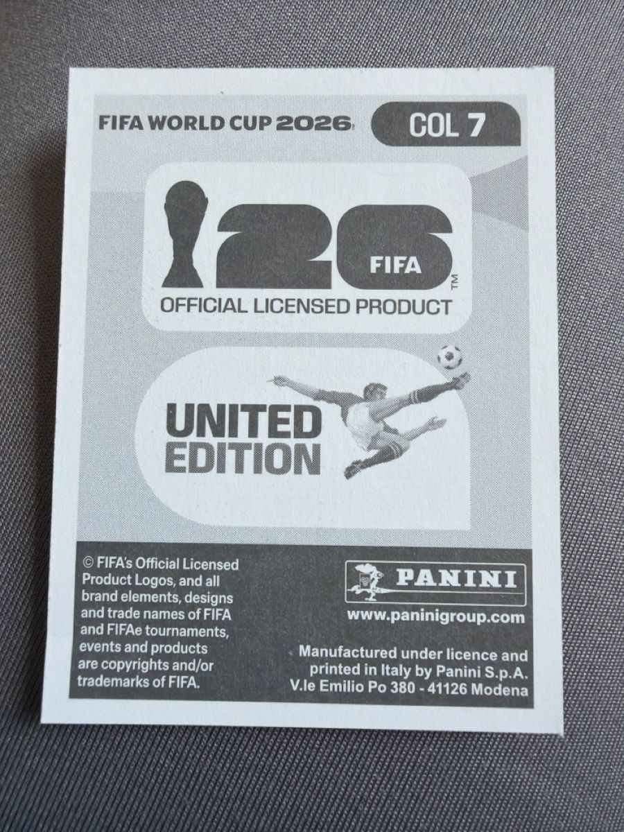 Aufkleber: Panini wm Stiker Johan Mojica COL 7 – Neu und originalverpackt aus Le Lieu von mlm_wt5v 1