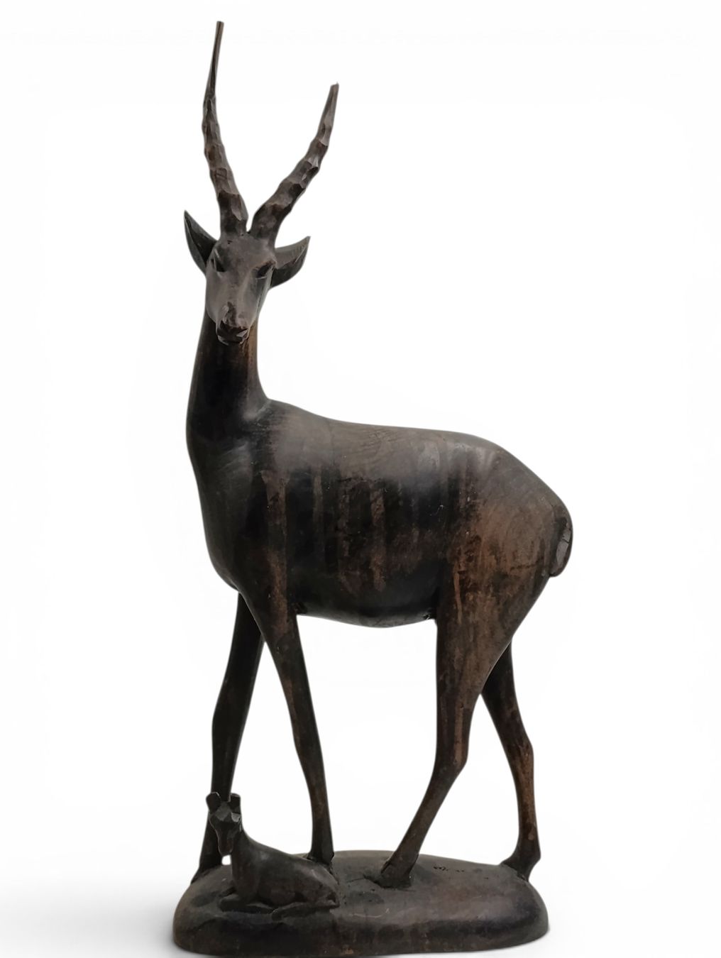 Sculture & Statue: Paar grosse alte Antilopen aus Holz  – Usato da Hochfelden venduto da Relict 5