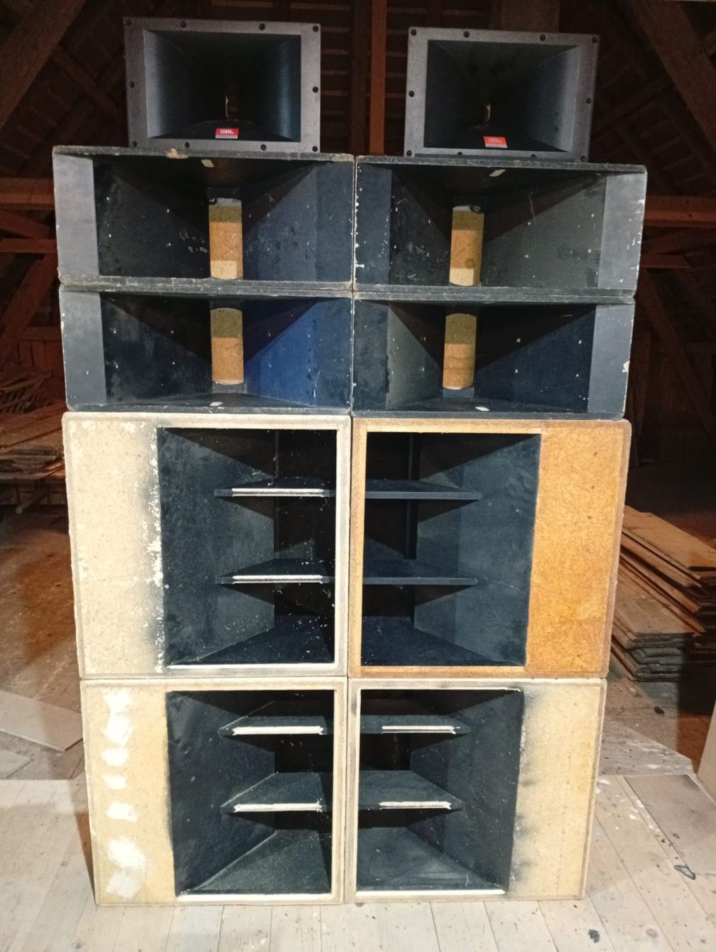 Casse acustiche: PA System SUB 15 Fold. Horn; Mid 10 Zoll – Usato da Koppigen venduto da connect1 5
