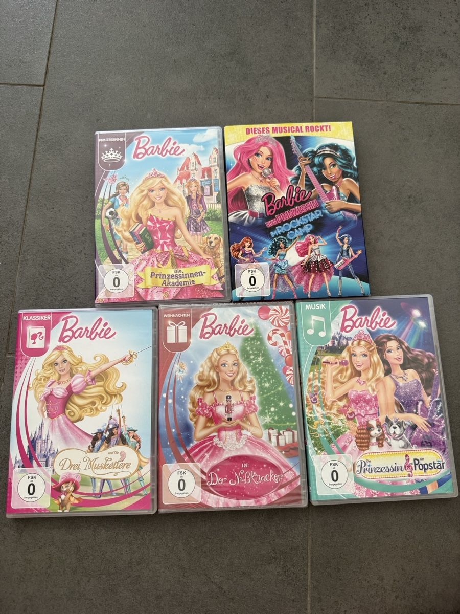 Tutti i DVDs: 5 Barbie DVDs Filme Sammlung – Usato da Aesch BL venduto da tam_8s82