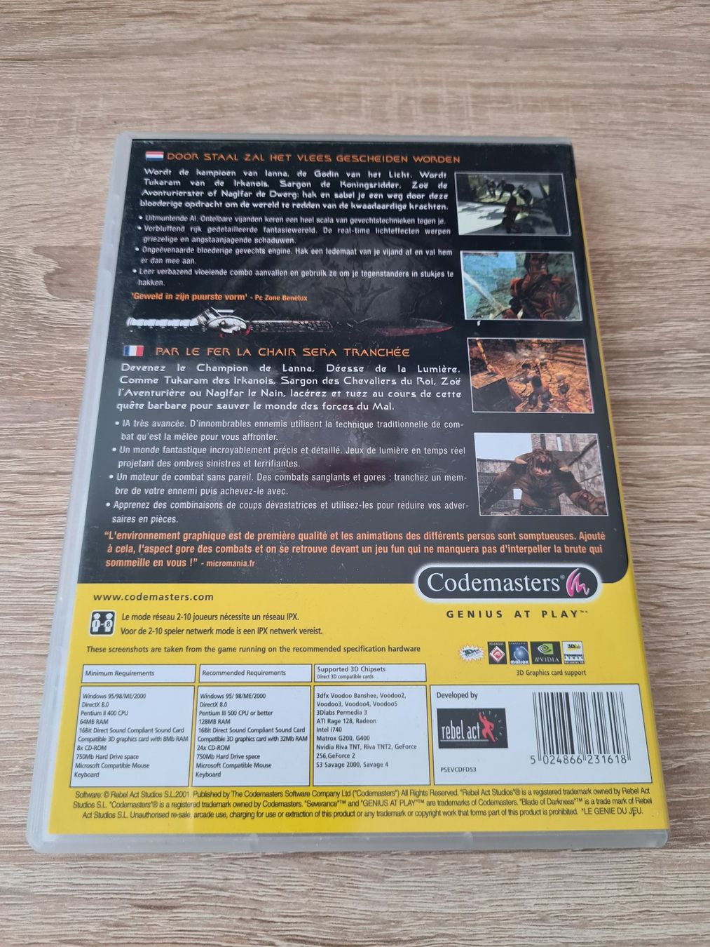 Giochi: Severance: Blade of Darkness (Multilanguage) - PC – Usato da Carouge GE venduto da Franllo 1