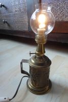 Antikes Elektro Lampe klein Messing