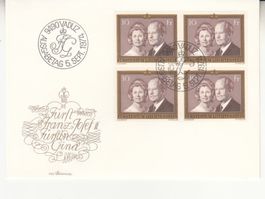 LBK 538 im 4er-Block FDC