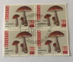 4 er Block Nr.J 334 mit Vollstempel Bern