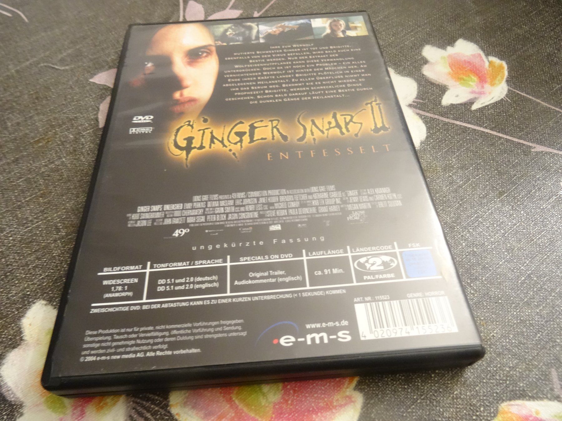 Tutti i DVDs: Ginger Snaps II 2 - Entfesselt DVD – Usato da Olten venduto da Disc-Verkauf 2