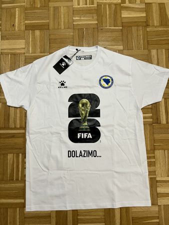 Kelme Bosnia T-Shirt Grösse XL WM 2026