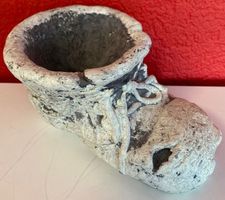 Gartendeko Blumentopf Schuh- Beton- Neu
