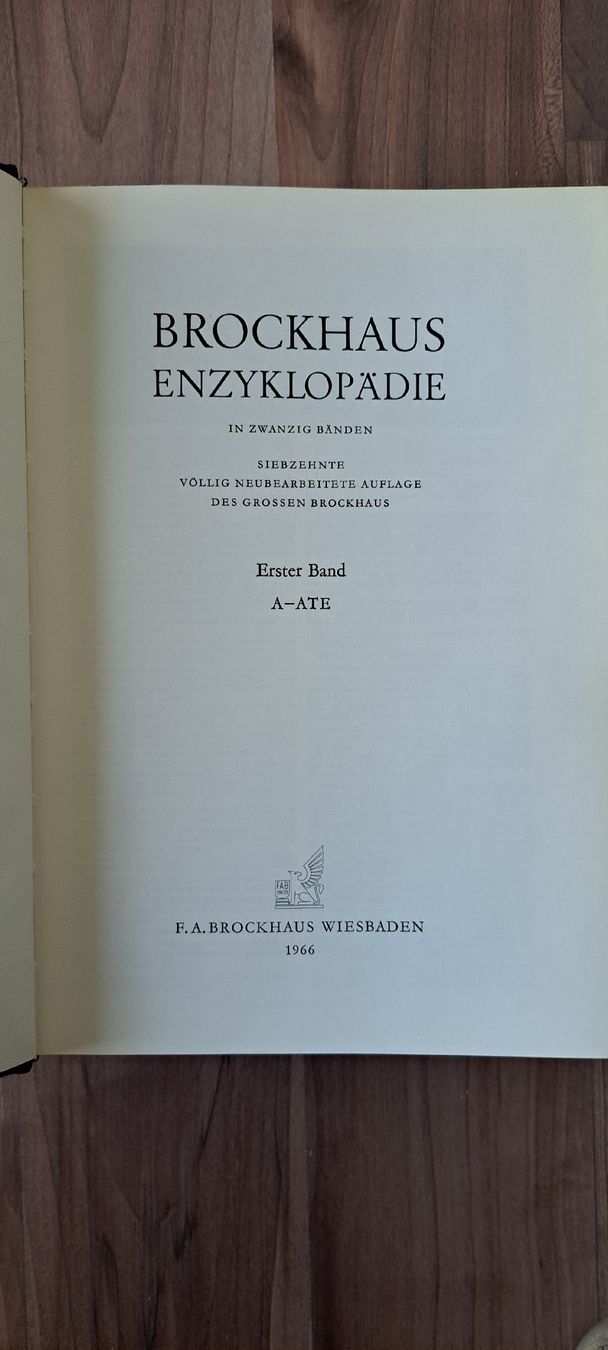 Libri: BROCKHAUS ENZYKLOPÄDIE – Usato da Bubikon venduto da Tempelrider 1