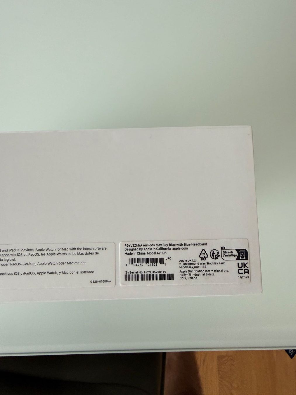 Apple Cuffie: Apple AirPods Max - Sky Blue – Usato da Rain venduto da ThriftSHA 6