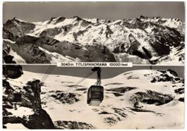 Engelberg - 2 Bild AK Titlis
