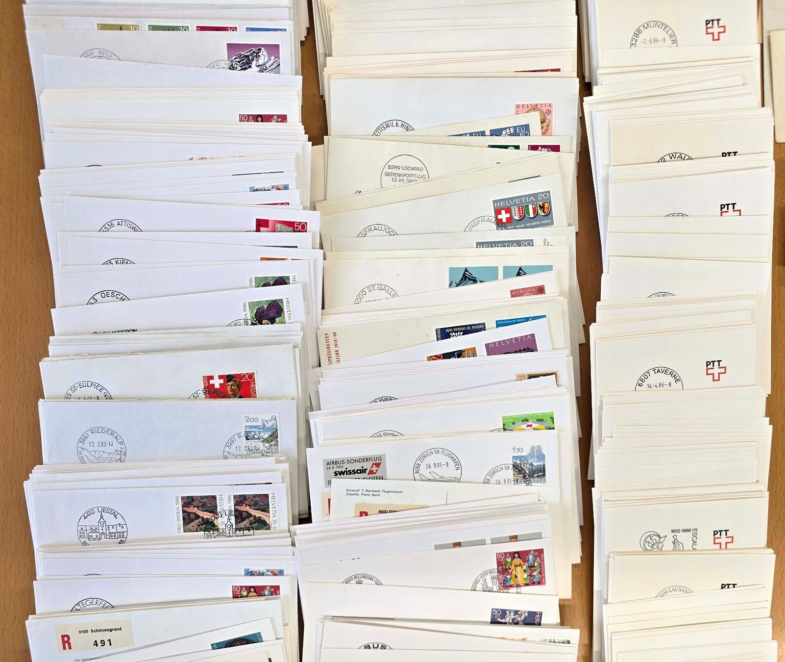 Tutti i francobolli: Grosse Sammlung K-Stempel (Werbedatumstempel) – Usato da Heerbrugg venduto da Swissphila 2