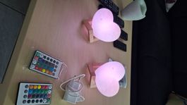 Cœurs lampes