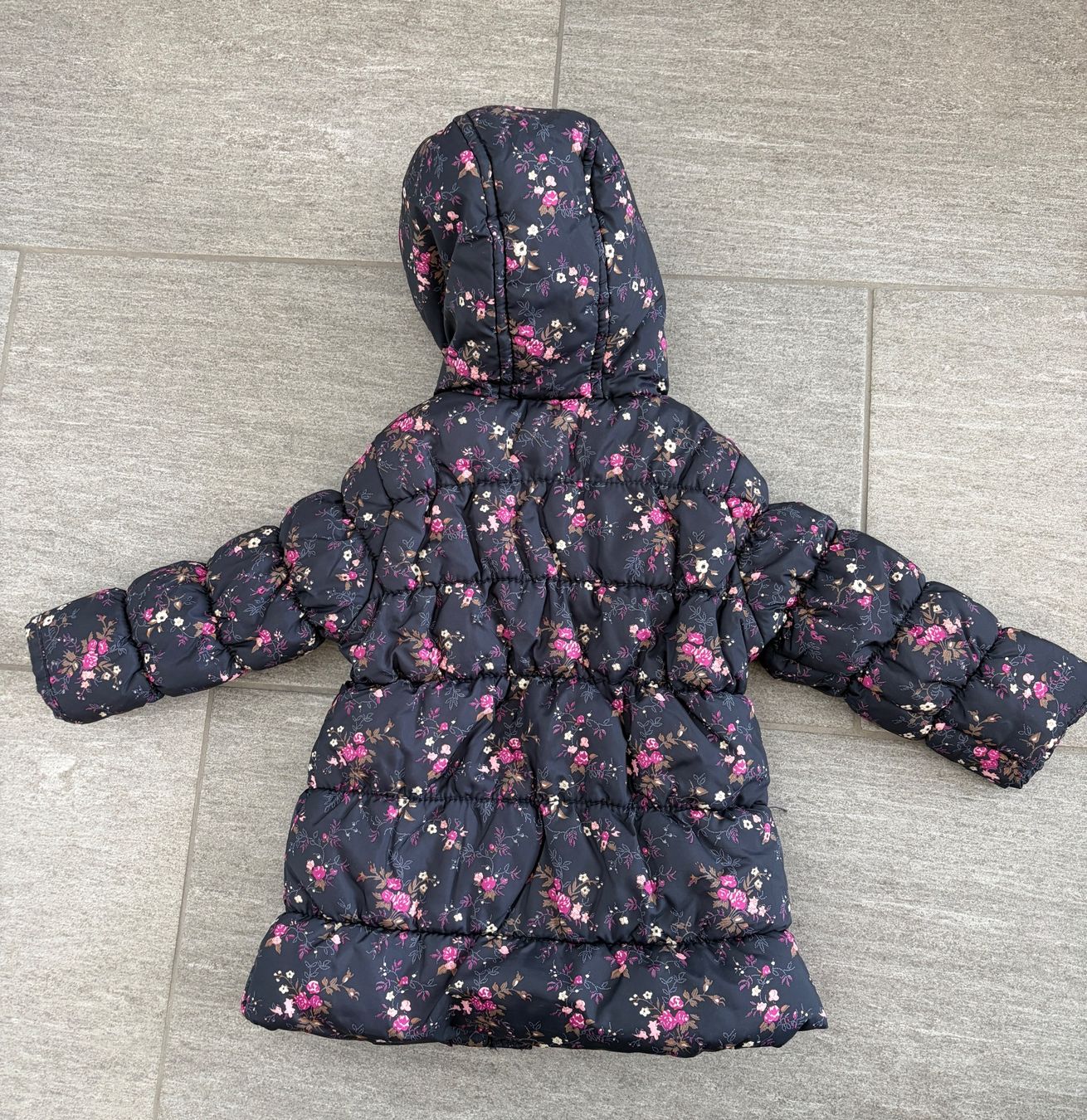 Giacche & Cappotti: Winterjacke Mädchen, Grösse 74, Blumenmuster – Usato da Gipf-Oberfrick venduto da Womek 1
