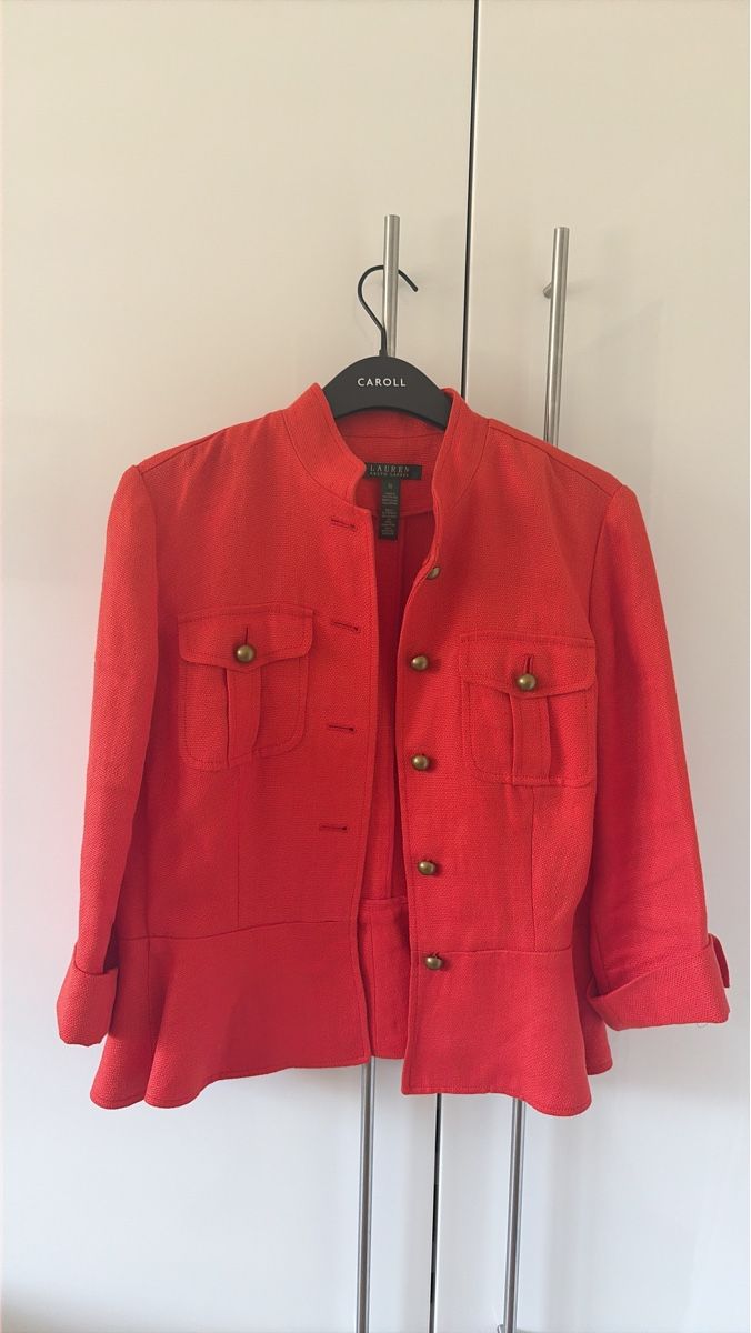 Ralph Lauren Giacche: Red/orange jacket Gold Buttons Size M – Usato da Zürich venduto da cme_ft9l