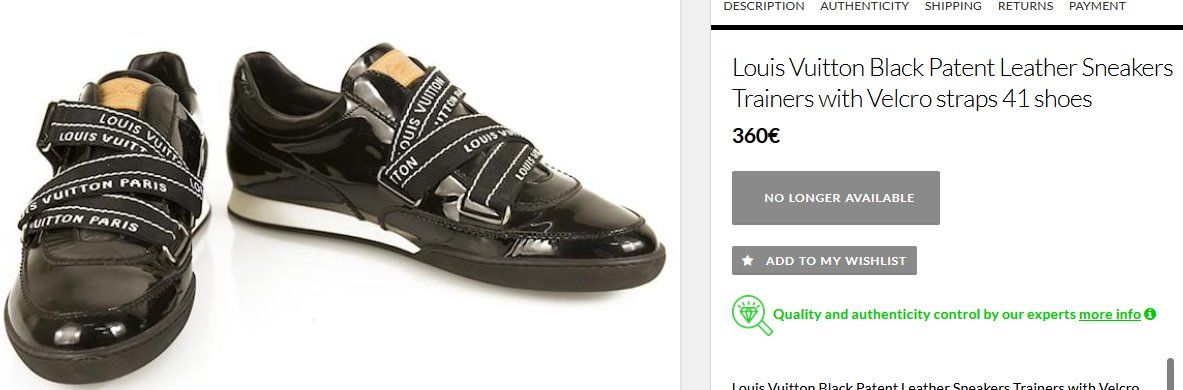 Louis Vuitton Scarpe da donna: Sneakers  Louis Vuitton .36 = 23,5 cm – Usato da Collonges venduto da Auganien 1