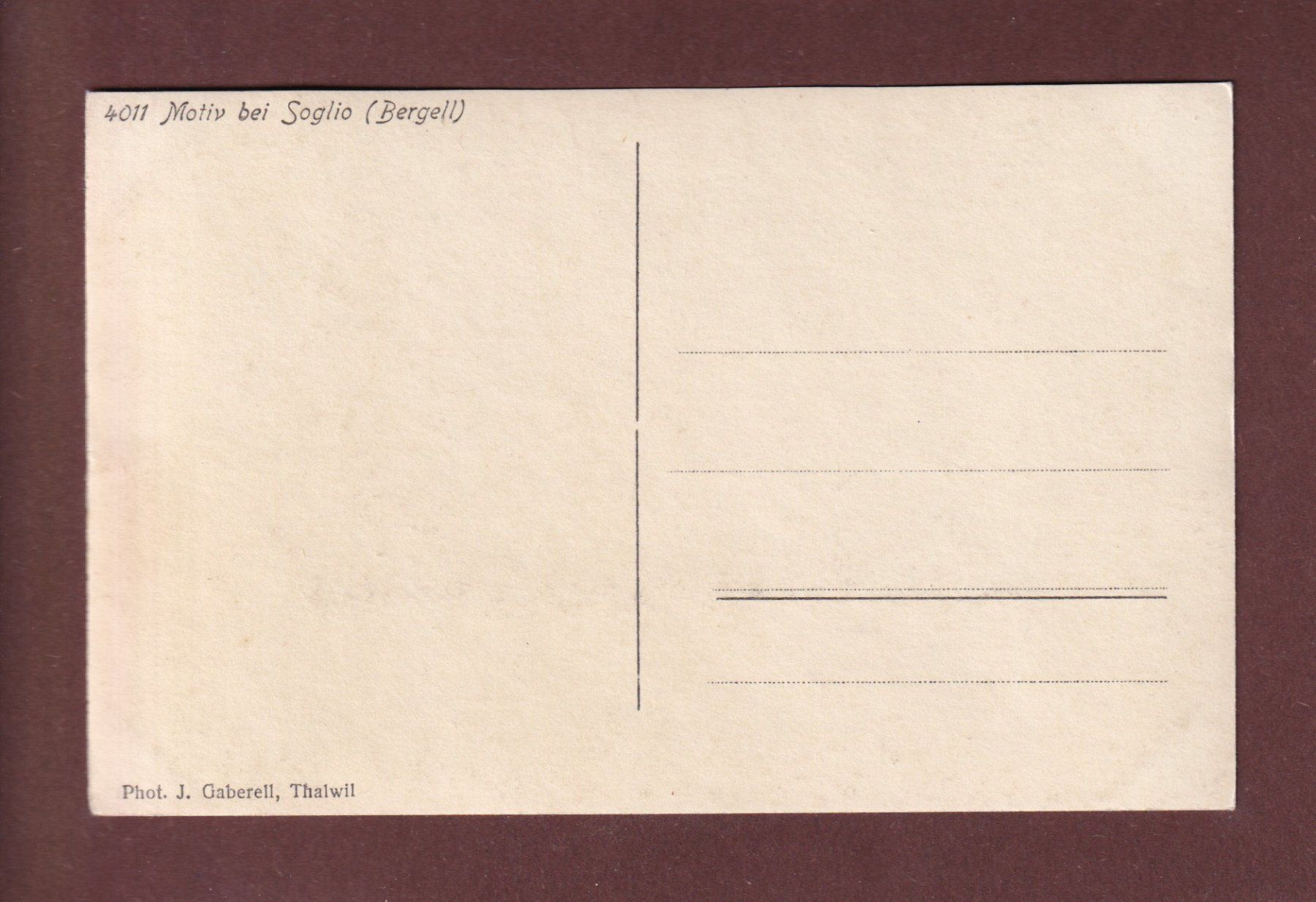 Cartoline postali: Motiv bei SOGLIO / BERGELL – Usato da Pully venduto da nicecards-shop 1