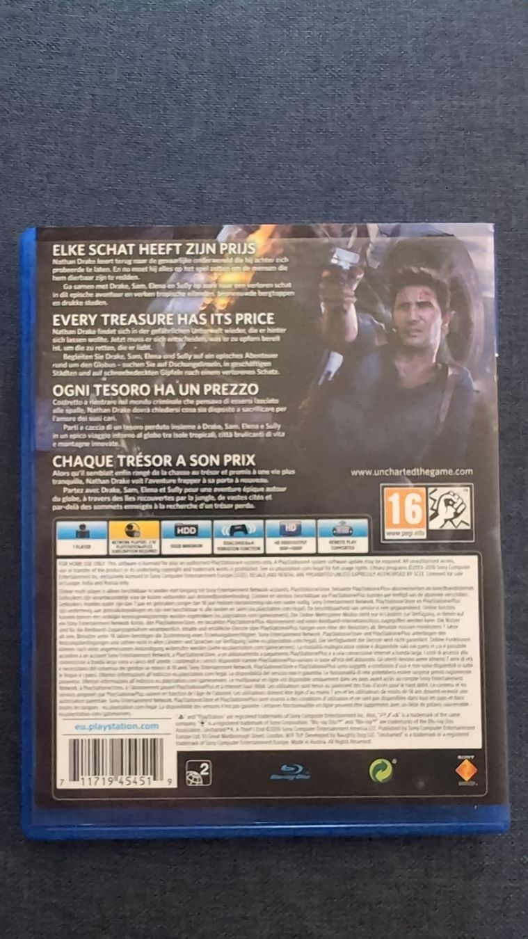 Spiele: Uncharted 4: A Thief's End PS4 – Gebraucht aus Zürich von man_8hdl 1
