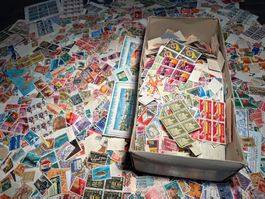 XXL Sammlung abgelöste Briefmarken CH
