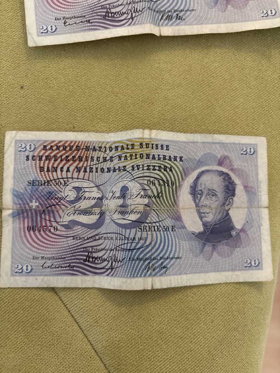 Banconote: Schweizer Banknotenlos 50/60er Jahre 180chf – Usato da Dietikon venduto da res_2phr 4